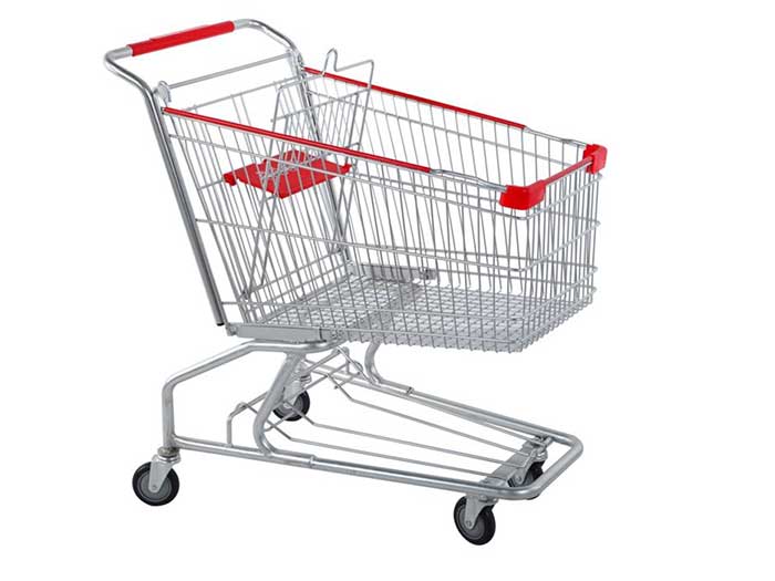American Style Supermarket Shopping Trolley Carts