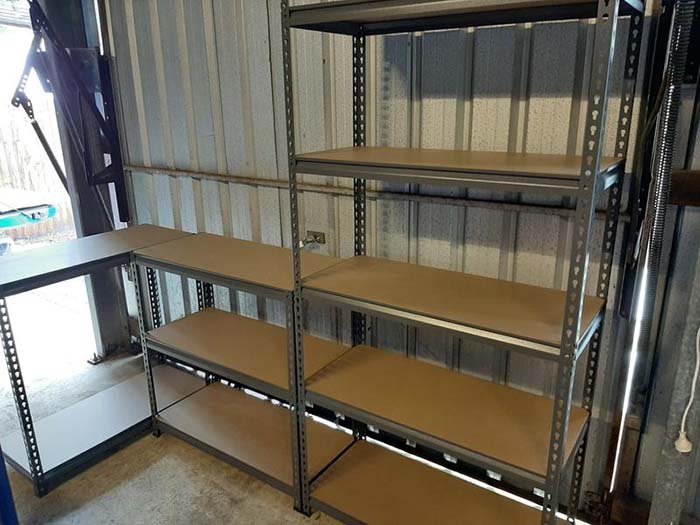 Global Industrial Boltless Rivet Shelving