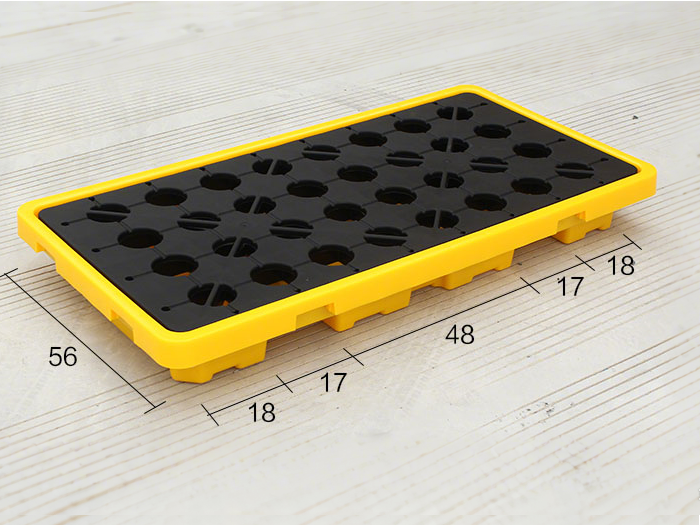 2 Drum Spill Containment Pallet for Oil