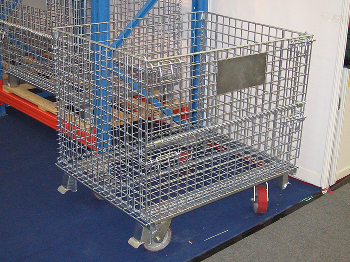 Metal Rolling Storage Cage on Wheels for Sale