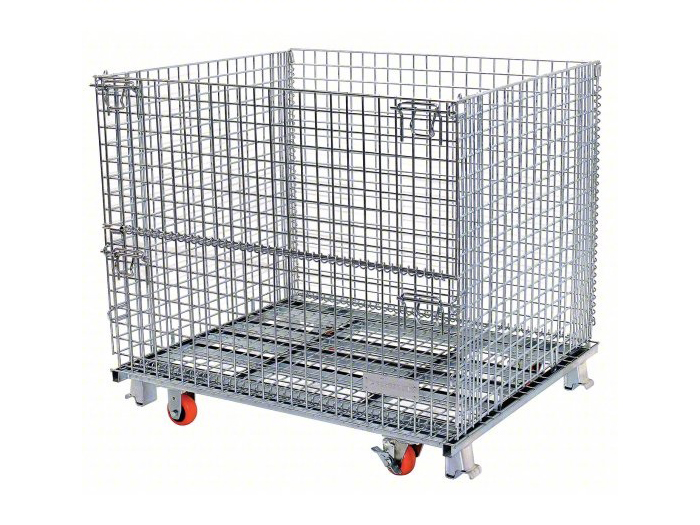 Metal Rolling Storage Cage on Wheels for Sale