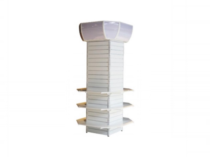 Shelving Around Columns for Supermarkets