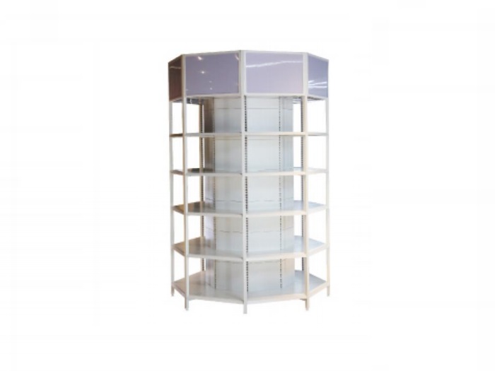 Shelving Around Columns for Supermarkets