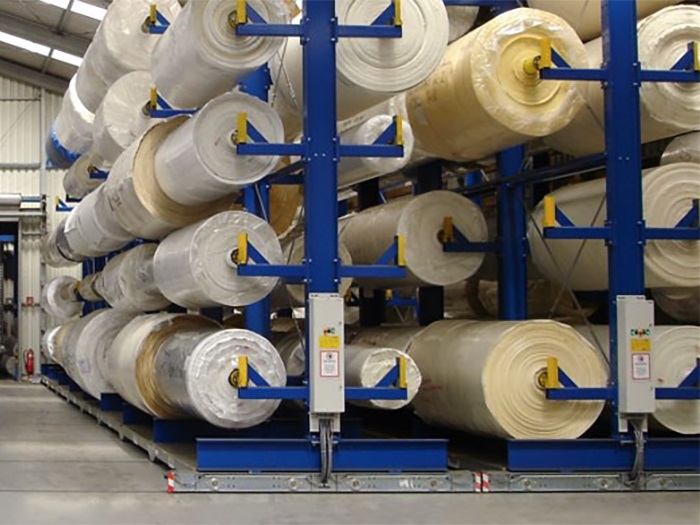 Mobile Cantilever Racking System
