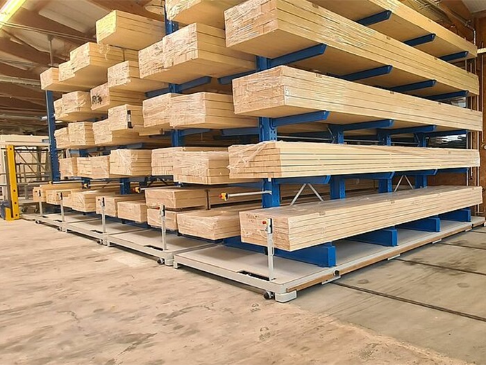 Mobile Cantilever Racking System