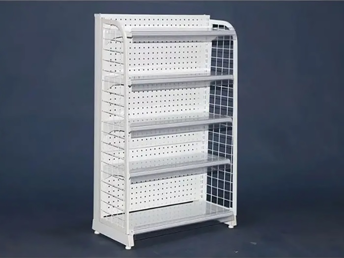 Single-Sided Wall Gondola Shelving System