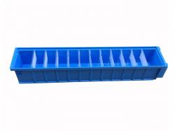 divided storage plastic parts bins with dividers for sale