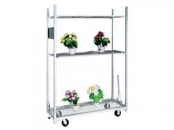 Hot galvanizing danish metal garden flower cart wholesale