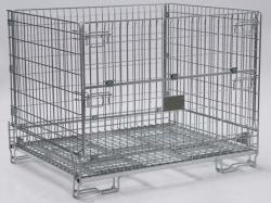 Eu Style Heavy Duty Steel Wire Container Cages For Storage