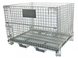 Eu Style Heavy Duty Steel Wire Container Cages For Storage