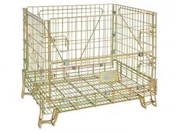 Eu Style Heavy Duty Steel Wire Container Cages For Storage