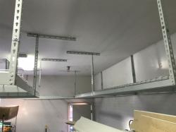 Light duty overhead garage storage racks systems units