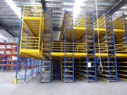 Factory mezzanine floor racking plaforms for warehouse