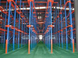 Warehouse new design steel drive through storege pallet racking system