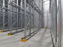 Galvanized dexion drive in pallet racking system