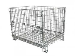 Heavy duty wire mesh container cage storage units manufacturer