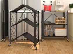 Lightweight Household Foldable Steel Shelf Racks