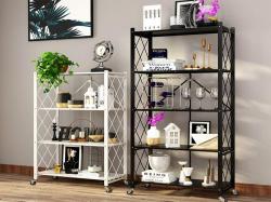Lightweight Household Foldable Steel Shelf Racks