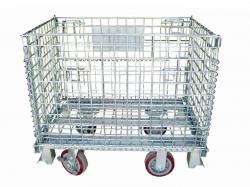 Wire Container With Wheels For Sale