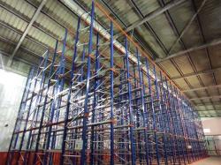 Drive-in high density storage racks for fast moving SKUs