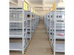 Warehouse storage white long span shelving