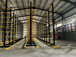 Double side heavy duty cantilever racking system