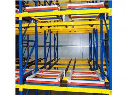 3 deep customized warehouse storage push back pallet racking
