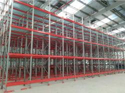 3 deep customized warehouse storage push back pallet racking