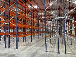 High performance industrial warehouse pallet racking system