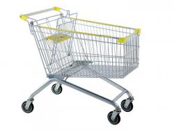 European Style Supermarket Wire Metal Shopping Trolley