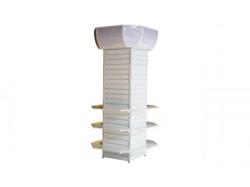 Shelving Around Columns for Supermarkets