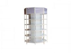 Shelving Around Columns for Supermarkets