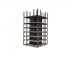 Shelving Around Columns for Supermarkets